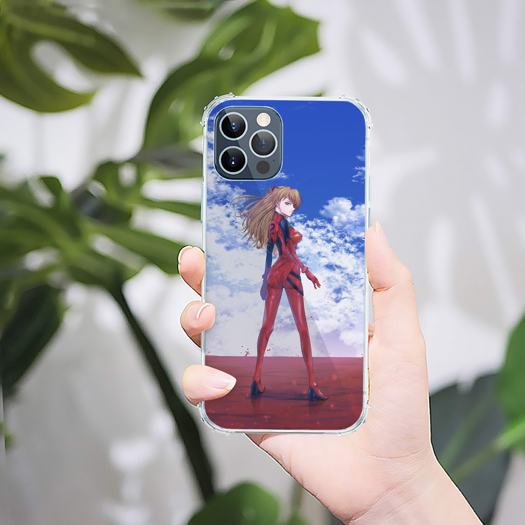 （画像用） EVA 新世紀エヴァンゲリオン 【iPhone 12シリーズ対応】透明スマホケース（クリアソフトケース）